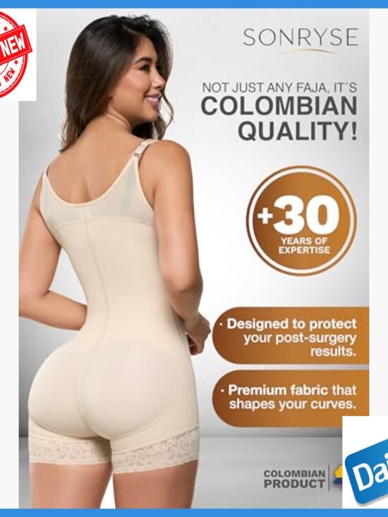 Stage 2 Compression Shapewear Bodysuit Medium Powernet Postpartum Recovery - Picture 2 of 7